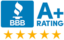 Rated A+ with the Better Business Bureau